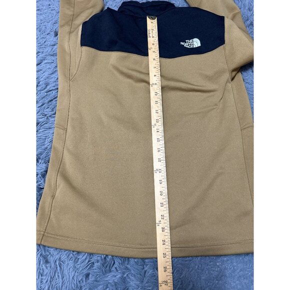 The North Face Mens Medium Full-Zip Jacket Black & Tan Fleece - Picture 8 of 8